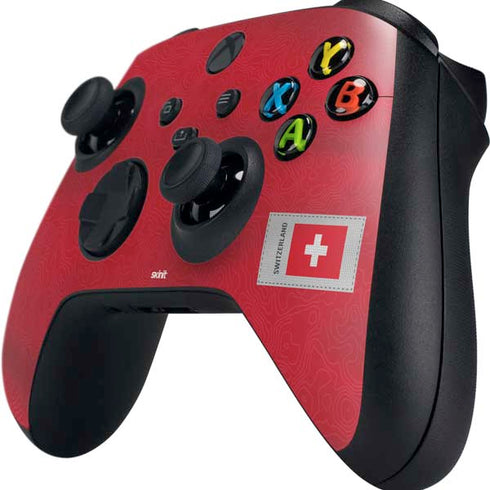 Switzerland Soccer Flag Xbox Series X Controller Skin
